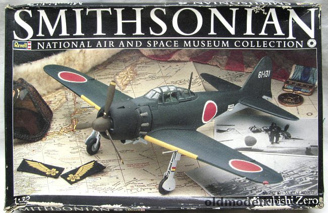 Revell 1/32 Mitsubishi A6M5 Zero-Sen - Smithsonian National Air And Space Musuem Issue, 4451 plastic model kit